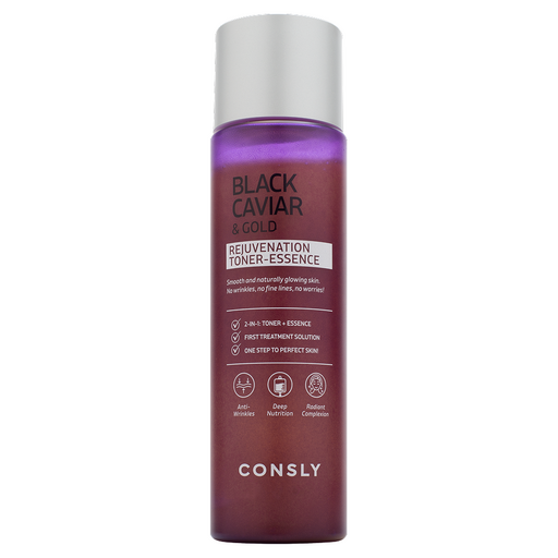 Consly Black Caviar & Gold Rejuvenation Toner-Essence, 200ml оптом