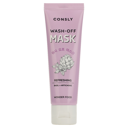 Consly Wonder Food Basil and Artichoke Refreshing Wash-off Mask, 50ml оптом