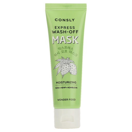 Consly Wonder Food Noni, Hemp and Kombucha Tea Moisturizing Express Wash-off Mask, 50ml оптом