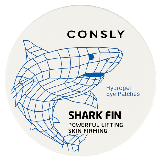 CONSLY Hydrogel Shark Fin Eye Patches, 60pcs оптом