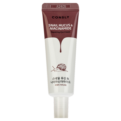 Consly Snail Mucus & Niacinamide Repairing Eye Cream, 25ml оптом